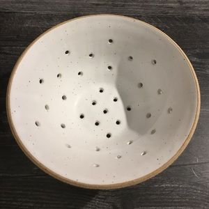 Ceramic fruit strainer!
